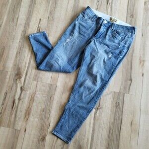 Democracy Ab Technology Size 12 Light Wash Denim Jeans